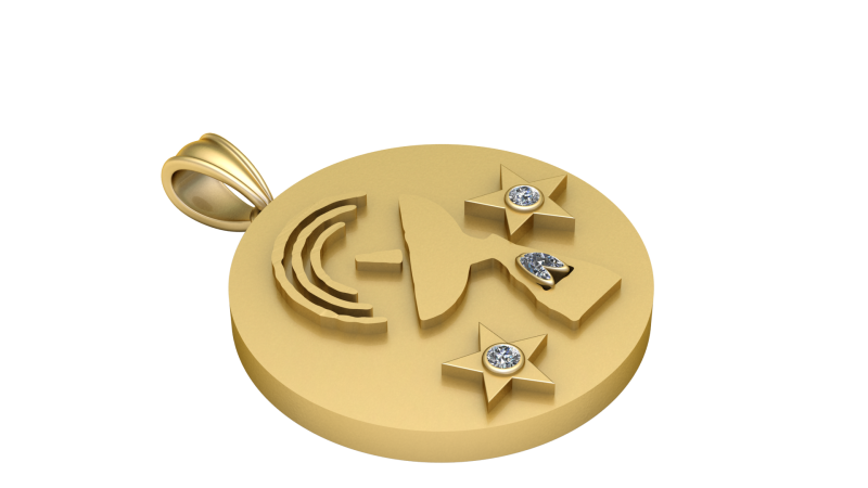 Trophy pendant Modello di stampa 3D .c4d .max .obj .3ds .fbx .stl .blend