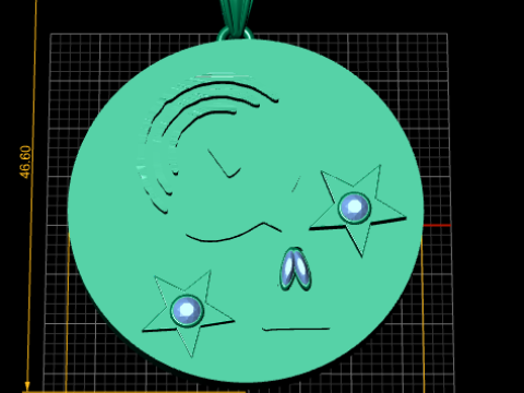 Trophy pendant Modello di stampa 3D
