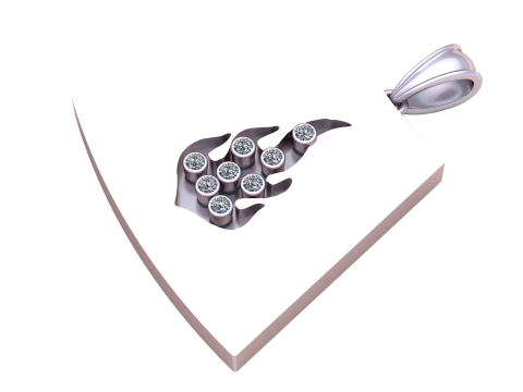 Flame pendant 3D Принт Модель