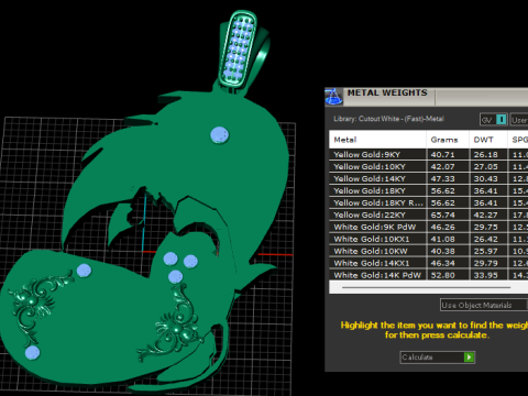 Fish pendant 3D 打印模型