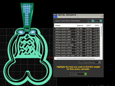 Teddy bear pendant 3D Print Model