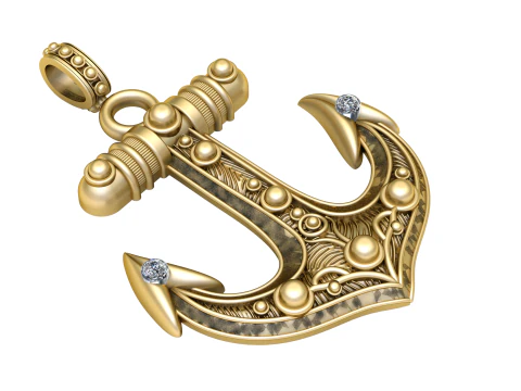 Wisior z kotwicą Model do druku 3D