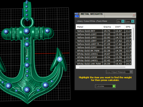 Anchor pendant Modèles 3D en vedette