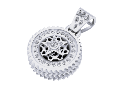 Gear pendant Model Cetak 3D