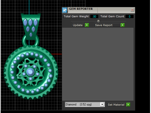 Gear pendant Model Cetak 3D