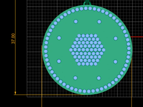 Geometric Diamond Gold Pendant 3D Print Model