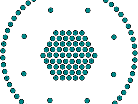 Ciondolo geometrico in oro con diamanti Modello di stampa 3D
