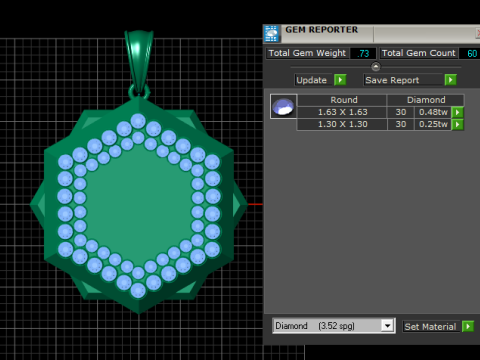 Shield Gold Pendant Modello di stampa 3D