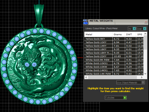 Кулон дракон 3D Принт Модель