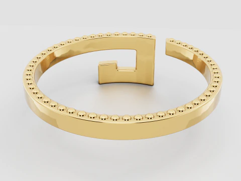 Золотой браслет 3D Принт Модель