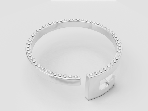Gold Bracelet 3D 打印模型