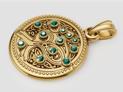 Tree Of Life Pendant Modelo de impresión 3D