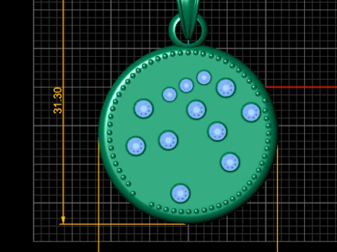 Tree Of Life Pendant 3D Print Model