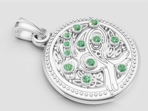 Tree Of Life Pendant Modelo de impresión 3D