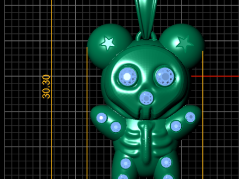 Bear Pendant 3D 打印模型