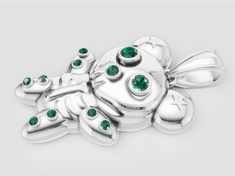 Bear Pendant 3D 打印模型