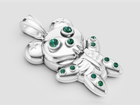 Bear Pendant 3D 打印模型
