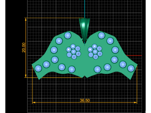 Heart Pendant 3D Print Model