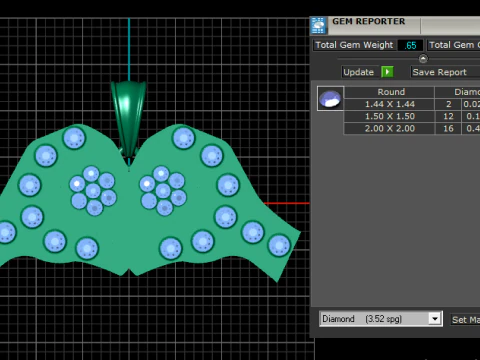 Heart Pendant 3D Print Model