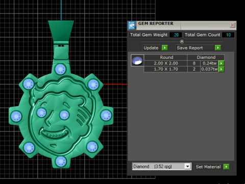 Silver Pendant 3D 打印模型