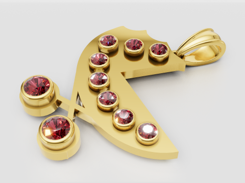 Baby Pendant 3Dプリントモデル
