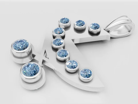 Baby Pendant 3D Print Model