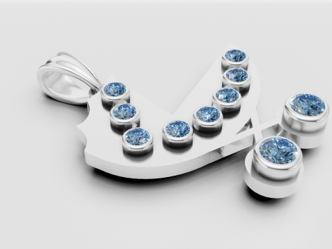 Baby Pendant 3Dプリントモデル