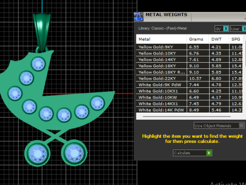 Baby Pendant 3Dプリントモデル