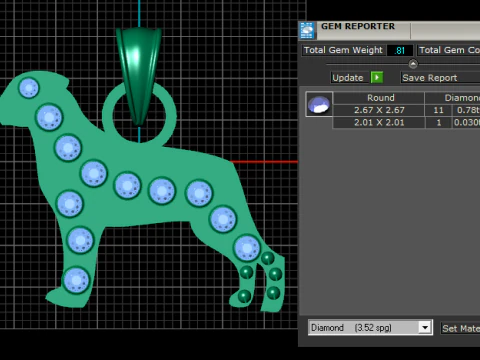 Dog Pendant 3D Print Model