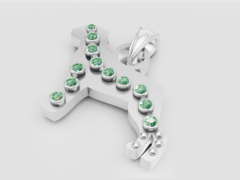 Dog Pendant 3D 打印模型