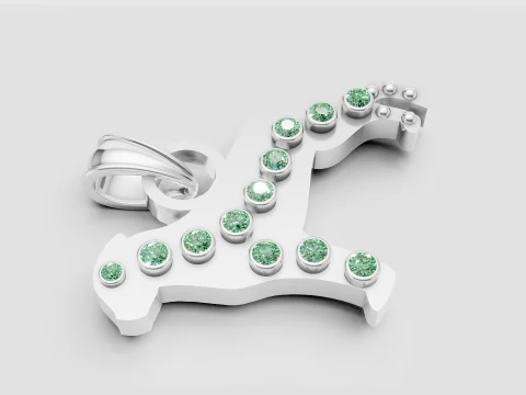 Dog Pendant 3D Print Model