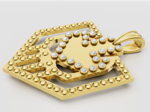 Symbolic Jewelry 3D Print Model