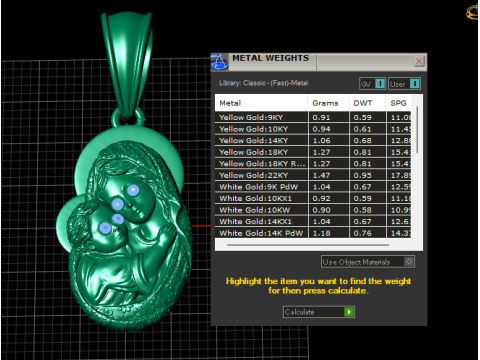 Religious Pendant 3D Baskı Modeli