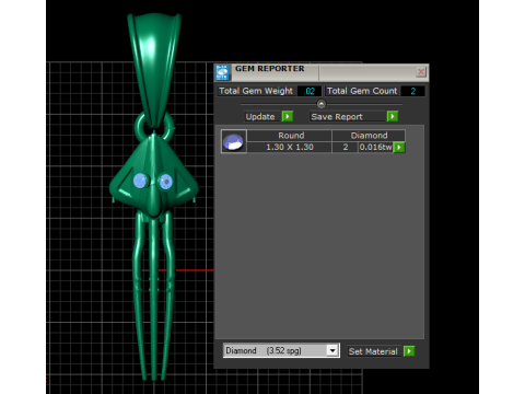Squid Pendant 3D Принт Модель