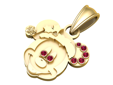Cartoon Pendant 3D Принт Модель