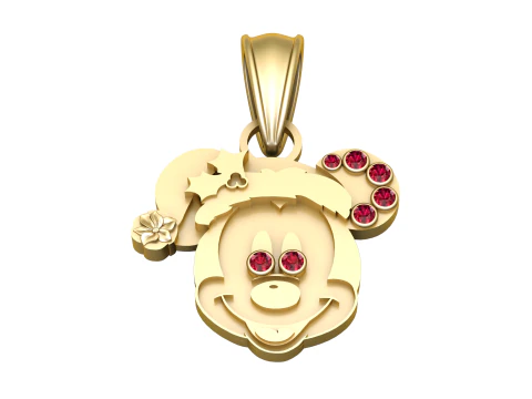 Cartoon Pendant 3D Print Model