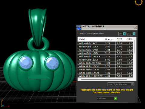 Pumpkin Face Pendant 3D 打印模型