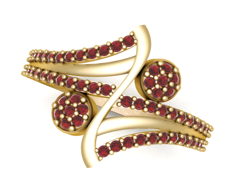 Gold Ring 3D Print Model