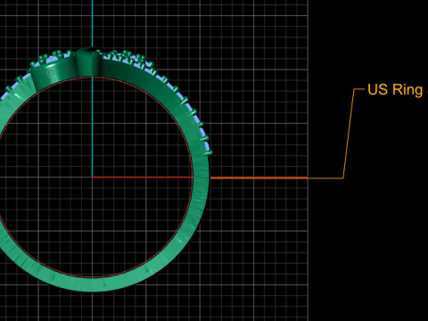 Gold Ring 3D Print Model