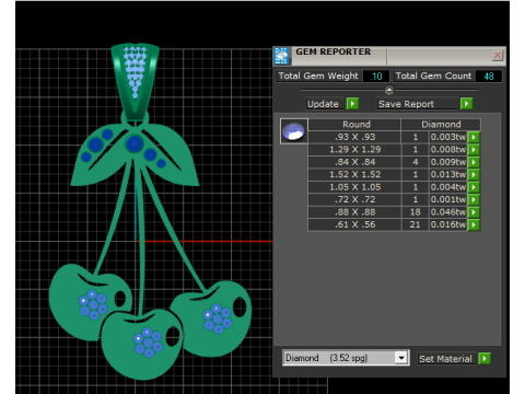 Cherry Pendant Modelo de impresión 3D