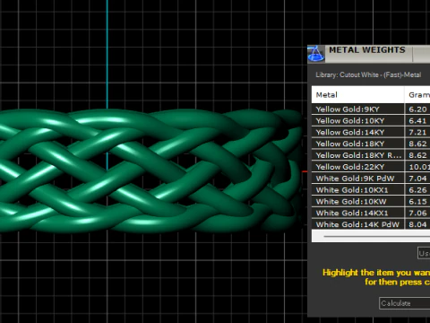 Braided Ring 3D Print Model