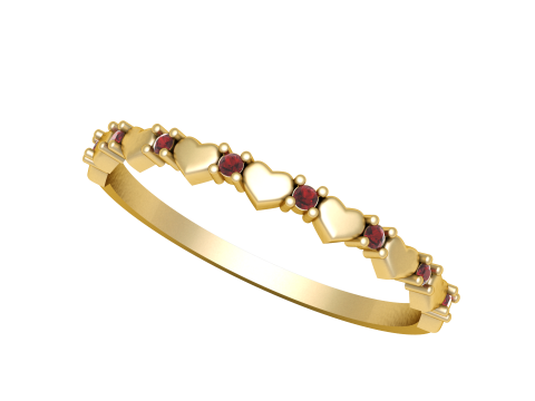 Heart Ring 3D 打印模型