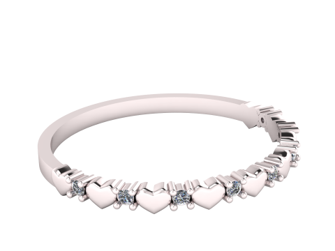 Heart Ring 3D 打印模型