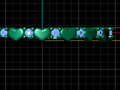 Heart Ring 3D 打印模型