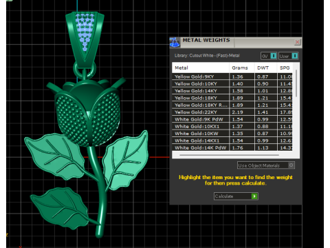 Rose pendant 3D Принт Модель