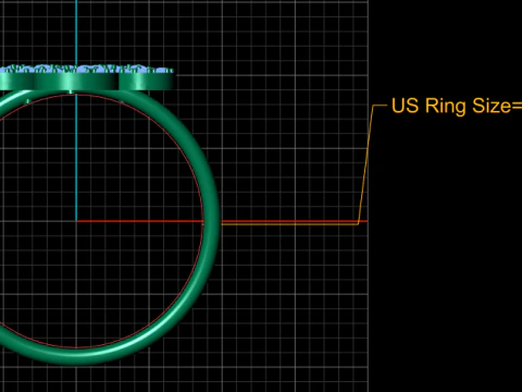 Diamond lattice ring 3D Print Model