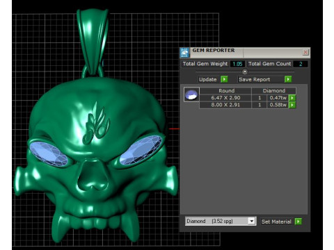 3D Jewelry Model 3D Druckmodell