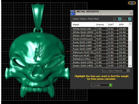 3D Jewelry Model 3D Druckmodell