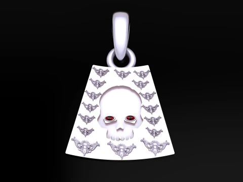 SkullPendant 3D Print Model