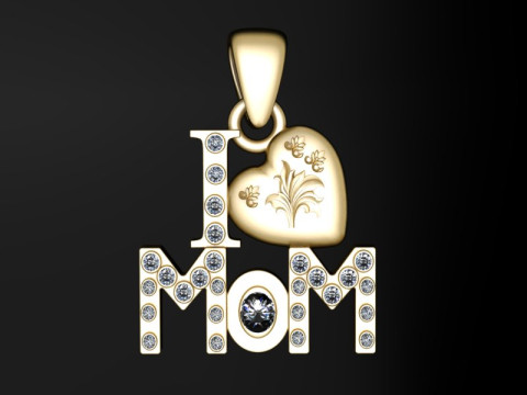 Gold Pendant 3D 打印模型